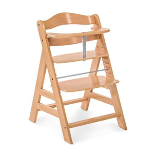 Trona de madera para bebé, altura ajustable, multifuncional, para uso doméstico de 0 a 12 meses - Product Image 1