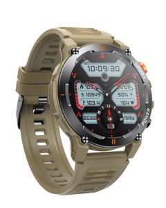 Reloj Inteligente Deportivo DF para Hombre, Pantalla LCD de 1.52'', Monitor de Actividad Física, NFC, Linterna, Brújula, Música, Frecuencia Cardíaca, Presión Arterial - Product Image 3