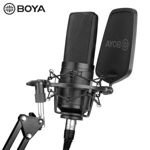 BOYA BY-M1000 Large Diaphragm Condenser Capsule Microphone for Singer Podcasting Artist Studio Mic - Product Image 1