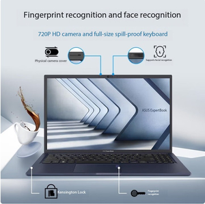Ordinateur portable Dawn 3 PX562CVA1335, nouveau processeur Intel I5-1335U, 16 Go de RAM, 1 To de stockage, écran IPS anglais, aluminium, avec lecteur d'empreintes digitales, 1K, 15,6 <span class=keywords><strong>pouces</strong></span>, noir - Product Image 1