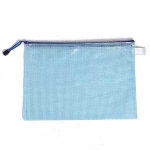 Pochette zippée en maille transparente avec logo personnalisé, multi-tailles A3/A4/A5/A6 pour dossiers, reçus, archives - Product Image 6