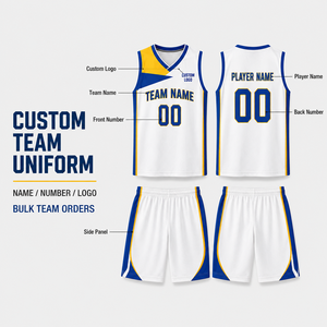Op maat gemaakte kleurblok basketbalpak, sportuniform voor basketbalacademie, aangepaste logo groothandel - Product Image 6