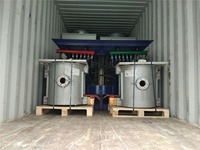 Fourneau de fusion à induction industriel en acier, fer et aluminium Hongteng 100 kg, 250 kg, 500 kg, 1 T, 2 T