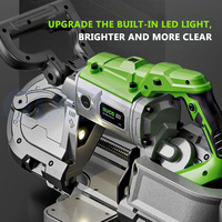 Scie à onglets électrique, scie à ruban à coupe à froid, acier inoxydable, profil en aluminium, 220V 1100W Exuan SC-2501, coupe maximale de 12 mm