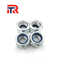 Écrou de blocage en nylon hexagonal DIN 985 de haute qualité en acier inoxydable 304 M3-M12