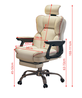Chaise de joueur inclinable en maille Chaise de bureau d'ordinateur pivotante bon marché Chaise de bureau de jeu de sport avec repose-pieds