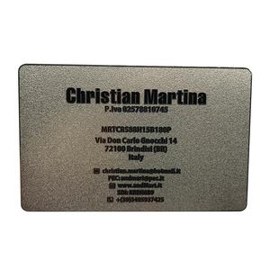 Custom Logon Contactless Id Ic Smart <strong>Rfid</strong> Chip Metal Business <strong>Card</strong> - Product Image 5