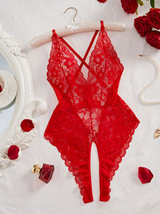 Koleksi Pakaian Dalam Wanita Seksi Tanpa Punggung dan Tanpa Selangkangan, Jumpsuit dan Playsuit Bordir, Kostum dan Lingerie, Pasokan ODM - Product Image 6