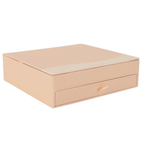 Boîtes rigides personnalisées à étiquette privée, à deux couches, avec tiroirs magnétiques, pour palettes de maquillage et fards à paupières, finition mate et gaufrage