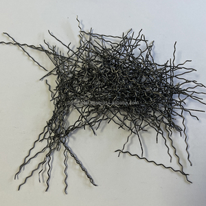 Fibres en acier inoxydable 0.70x35mm à extrémité accrochée pour fours réfractaires Fibre d'acier réfractaire haute performance - Product Image 2