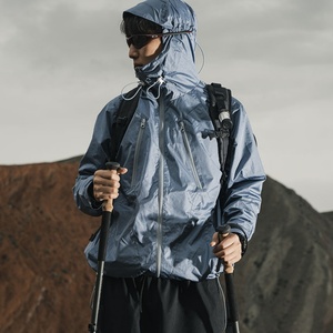 High Quality Rain <b>Jackets</b> Clothing Manufacturer Winter <b>Lightweight</b> Hiking Fastpacking Zip up Windbreaker <b>Jackets</b> for <b>Men</b> - Product Image 1