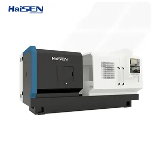 Haisen CK Series CNC Tour à contre-pointe rotatif horizontal compact avec haute précision
