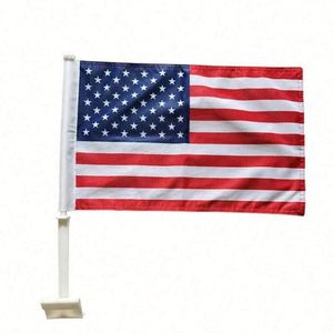 ธงติดกระจกรถยนต์แบบกันน้ำ พกพาสะดวก ขนาดเล็ก ผลิตตามสั่ง ทำจากโพลีเอสเตอร์ พร้อมเสาพลาสติก - Product Image 6