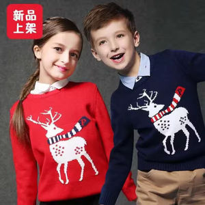 Pull à col roulé pour enfants avec motif dinosaure, en coton chaud, décontracté, pour l'hiver, le printemps, l'automne et Noël - Product Image 5