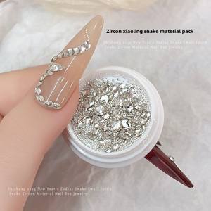 Petit serpent Nail Art décorations Kit avec goutte d'eau <span class=keywords><strong>Marquise</strong></span> couture remplissage Mini Zircon ongles breloques accessoires - Product Image 3