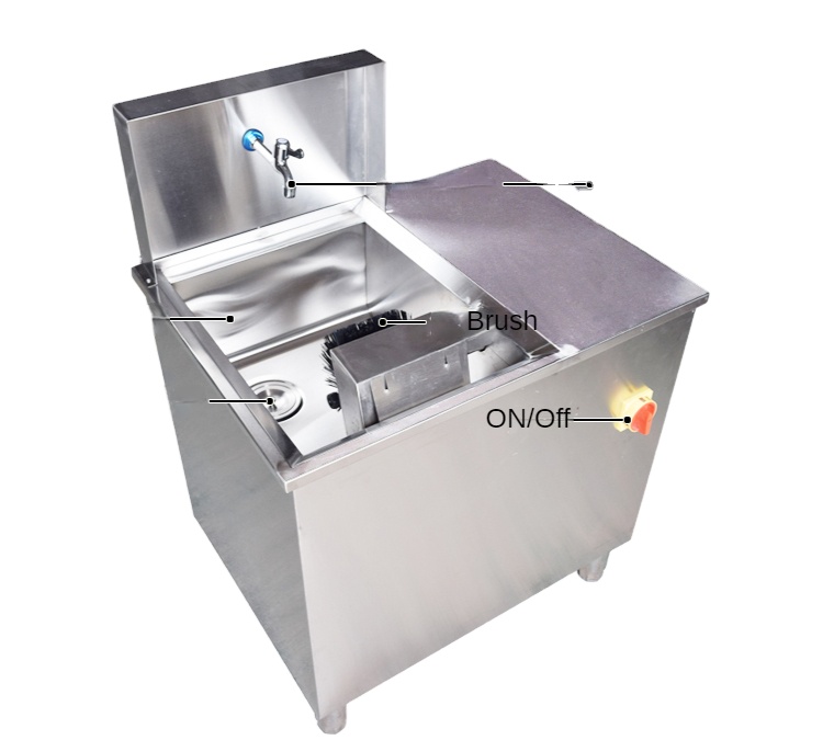 Коммерческая корейская форма для выпечки, полуавтоматическая решетка для выпечки из нержавеющей стали, машина для чистки