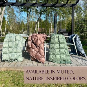 Couverture de camping Noora <span class=keywords><strong>North</strong></span> pour l'hiver, randonnée, voyage, légère, pliable, résistante à l'eau et aux déchirures, compacte, 52x77 - Product Image 2