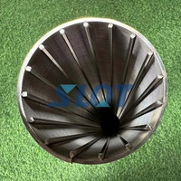 Tabung Saringan Kawat Wedge SS304 316L Johnson Screen Filter Pipe untuk Pengolahan Air, Filtrasi Cairan, dan Pemisahan Padatan