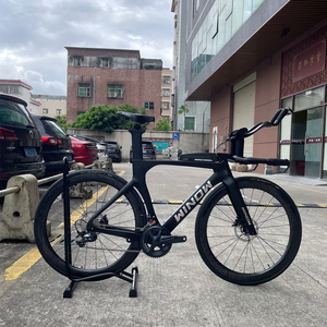 Bicicleta Completa de Triatlón Winowsports Carbon TT de 22 Velocidades con Frenos de Disco, Modelo TT119, con Juego de Ruedas de Fibra TT119, Bicicleta de Carbono TT TT119 - Product Image 3