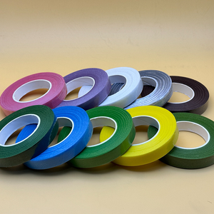 Directo de fábrica, cinta floral de plástico ecológica, alambres, impermeable, azul, verde, papel, floristería, adhesión de crape - Product Image 3