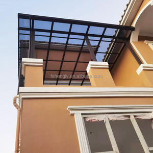 Tenda Motor balkon teras kanopi kaca dapat ditarik sisi Turki Pergola tenda - Product Image 5