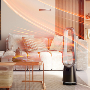 21/24/38 Inch Tall Bladeless Fan Tower Aircondition Heater 2000w <b>With</b> <b>Light</b> for Room Tower Fan Heater 2000w <b>With</b> <b>Light</b> for Room - Product Image 1