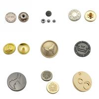 Harga Pabrik Grosir Kancing Logam Dekoratif Kustom untuk Pakaian/Kemeja