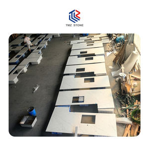 TMZ ODM/OEM Dalle de pierre artificielle polie 5021 Quartz Alasky pour comptoir de cuisine ou décoration intérieure d'hôtel et commerciale - Product Image 6