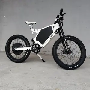 Full Suspension 72v 5000w High Speed Motor Ebike 26 Inch Fat Tire Off Road Electric Bicycle E Bike