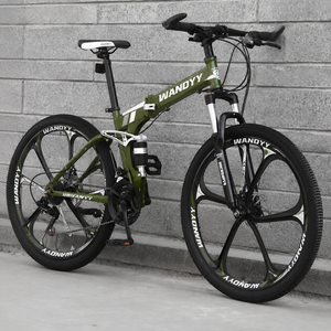 Vélos de course pliables 24, 26, 27,5, 29 pouces – VTT pliable de qualité supérieure, facile à plier et à transporter, en alliage - Product Image 3