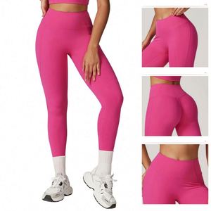 Leggings de Yoga de Cintura Alta con Logotipo Personalizado, Ropa Deportiva para <span class=keywords><strong>Mujer</strong></span>, Ropa de Gimnasio, Ropa Informal para el Día a Día, <span class=keywords><strong>Pantalones</strong></span> Elásticos para Entrenamiento - Product Image 3