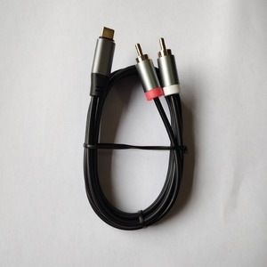 Type C To 2Rca Audio <b>Cable</b> 1M <b>For</b> Speaker Mobile Phone <b>Computer</b> Connection - Product Image 1