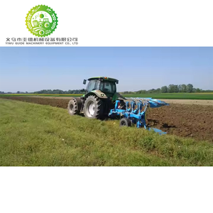 Arado de Surco de Alta Productividad de 4 Filas con Motor Diésel, Diseño Hidráulico Reversible y Accesorio de Disco Giratorio para Tractor - Product Image 1