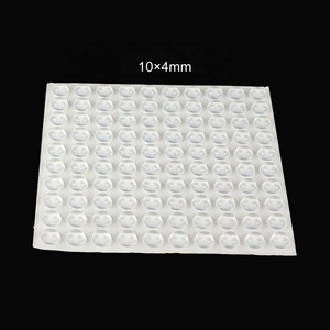 10*4mm chống sốc Silicone <span class=keywords><strong>Pad</strong></span> dính bán cầu hình dạng chống trượt chân cao su Bumper - Product Image 2