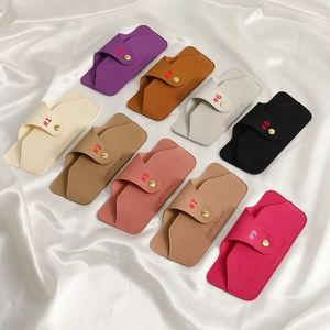 Microfibre Portable lunettes de soleil sac de rangement pratique lunettes housse de protection logo personnalisé lunettes organisateur pour femmes hommes - Product Image 1