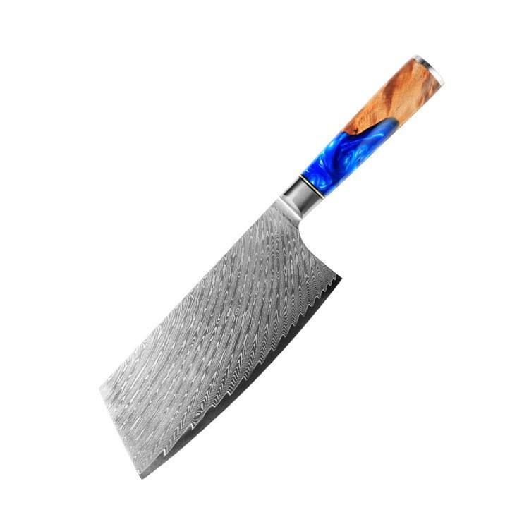 7"chicleaver knife knife  blue
