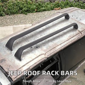 Barras Transversales de Techo de Aleación de Aluminio, Portaequipajes con Capacidad de 30 kg, Compatibles con Jeep Wrangler JK JL Gladiator JT 2007-2025 - Product Image 2