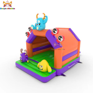 Château gonflable sur le thème des monstres, nouvelle conception, adapté à la <span class=keywords><strong>location</strong></span> commerciale et à l'usage familial, parfait <span class=keywords><strong>pour</strong></span> les fêtes d'enfants en plein air - Product Image 1