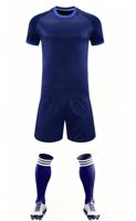 Ensemble de tenue de football personnalisée par sublimation, ensemble sportif en polyester à séchage rapide, maillot, short, chaussettes, logo d'équipe personnalisé, nom, numéro