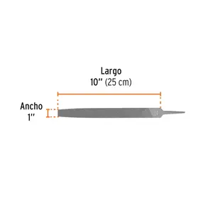 Lima plana MASTER 60 Bastard de 10', TRUPER - Product Image 2