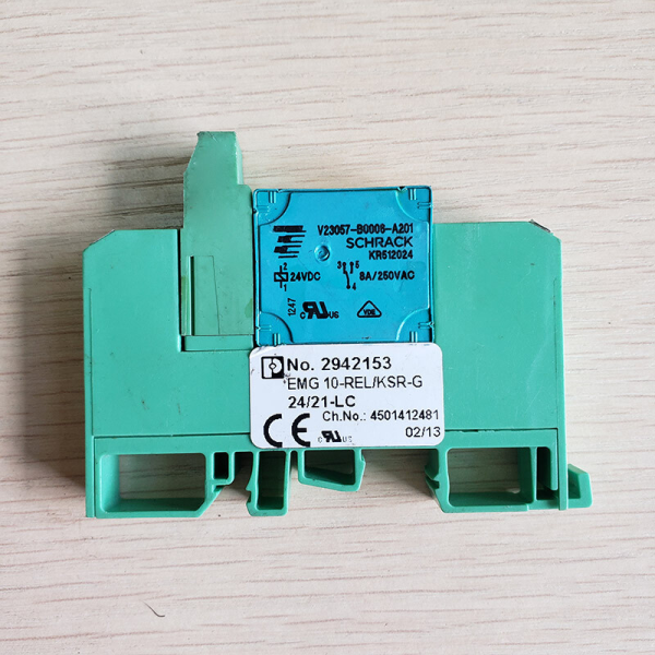 1 Brand New Original Item 5pcs V23057-b0006-a201 24vdc Power Relay with No.2942153 Socket Plc