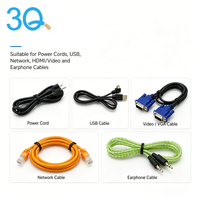 Máquina Bobinadora de Cables y Motores Automática Inteligente con Pantalla Táctil 3Q SQ-XL6, con Función 2 en 1 de Bobinado y Atado