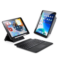 Étui clavier magnétique sans fil pour tablette iPad Pro 11, clavier magique trois-en-un pour iPad 10.2