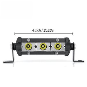 Mini Barra de Luz LED de Una Sola Fila para Trabajo, 4''-20'' Pulgadas, Lámpara de Conducción Automática de 9W, para Camioneta/SUV/ATV Todoterreno, 12V-24V, Nueva - Product Image 3