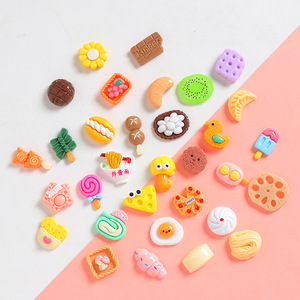 KI Chuangshen Miniature di animali e cibo simulati, Modellini in resina per gioielli fai da te, Accessori per negozi di alimentari, Buste a sorpresa - Product Image 3
