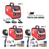 Saldatrice VECTOR DC TIG MMA Manuale ARC 220V per Alluminio IGBT Inverter Senza Gas Tokyo2300