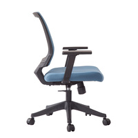 Mobilier moderne ordinateur luxe mi-dos salle de réunion réception exécutif bureau pivotant chaise de conférence en maille