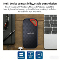 SSD Eksternal Portabel USB 3.1 Tipe-C 1TB 2TB 4TB Mobile Solid State Drive Hard Disk Eksternal