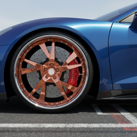 Jantes en aluminium chromé rose de 26 pouces forgées pour Nismo V1 Q50 G37, style sport avec ET 25mm/30mm/20mm, PCD 0mm/100mm
