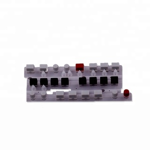 Botón de Teclado de Silicona de Alta Calidad Personalizado de Fábrica, Control de Iluminación para Piano, Dispositivo Electrónico Mecánico Conductivo - Product Image 1
